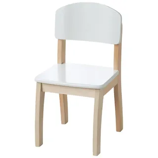 roba Kinderstuhl roba 32,5 x 61 x 32,5 cm Holz lackiert weiß