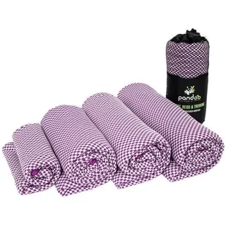 pandoo Bambus-Handtuch 40 x 80 cm lila