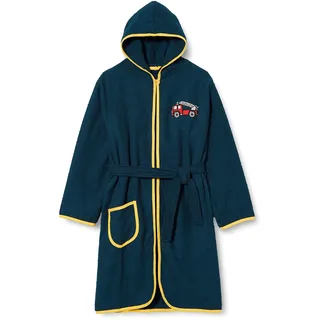Playshoes Morgenmantel Unisex Kinder,Feuerwehr,86-92