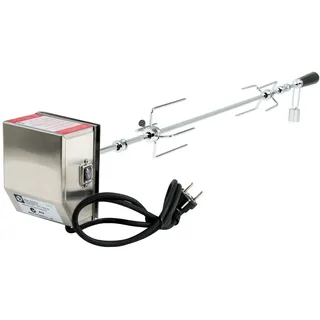 BBQ-Toro Grillspieß Set 90 cm inkl. Motor in Edelstahlgehäuse