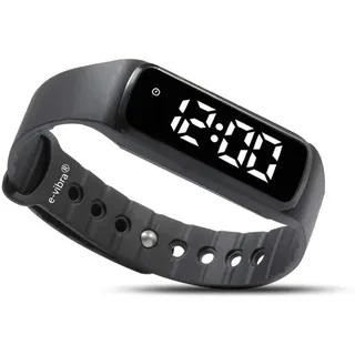 e-vibra Silent Vibrationsalarm-Erinnerungsuhr Toilettentraining Kinder- und Erwachsenenmedikament Alarm Töpfchen-Timeruhr (Black)