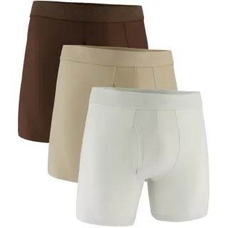 Under Armour Tech Performance Boxershorts Summit White / Braun M 3er Pack