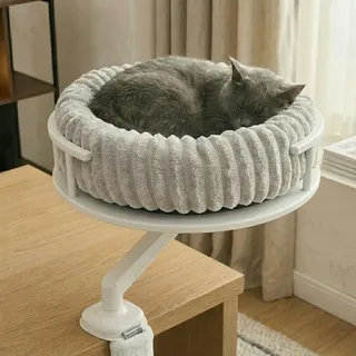 Katzenplattform 'Levi' - Weiß