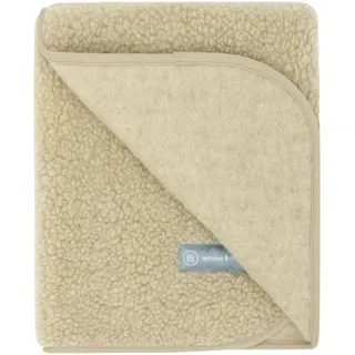 EMMA & NOAH Babydecke Merinowolle-Teddy 75x95 cm,