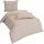 Mako-Satin beige 200 x 200 cm + 2 x 40 x 80 cm