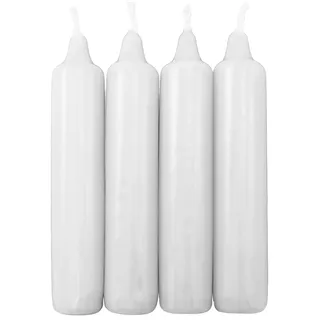 OLShop AG 5er Pack Berliner Baumkerzen weiß ca. 23 x 130 mm (5 x 4 Stück) Weihnachtskerzen, Christbaumkerzen, Pyramidenkerzen, Baumkerzen, Kerzen, Adventskerzen