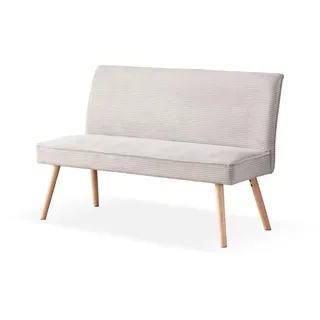 B&D home Sitzbank Paul Grau 140 x 90 x 63 cm