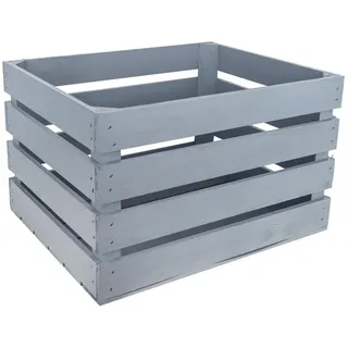Creative Deco Aufbewahrungskiste 50 x 40 x 30 cm 30-tlg. grau
