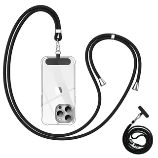 Anfire Handykette Universal für alle Smartphones,handyband zum umhängen mit Pad,Handyband Kordel Kette für Outdoor, Reise, Unterweg Handy-Halterung,Einstellbar und Abnehmbar.