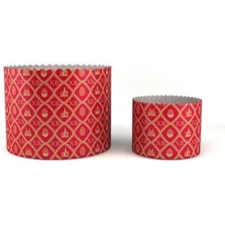 Silver Axion Papierbackform Osterkuchen Panettone 3 St. 300 gr. / бумажныe формы для кулича