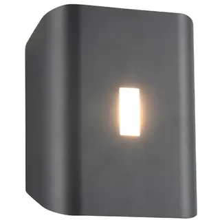 Trio Außenwandleuchte Aluminium 7,5 W inkl. LED Farbwechsel anthrazit