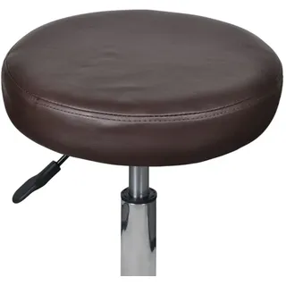 vidaXL Rollhocker braun