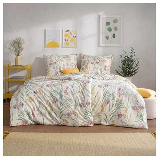 Estella Lyra Blumen Beige 135 x 200 cm + 80 x 80 cm