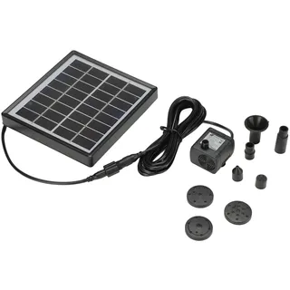 Hocheffiziente Und Energiesparende Solarpumpen-springbrunnenanlage, Schwarz, Für Vogeltränken Und Kleine Gartenteiche (2 W).