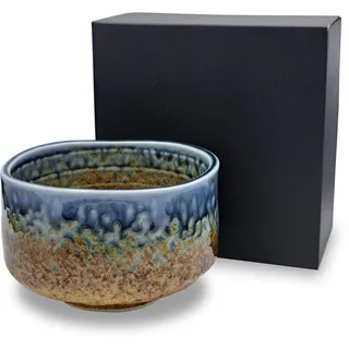 Japanische Matcha Schale Chawan Suna handgemacht aus Keramik - Hergestellt in Japan - zur japanischen Tee-Zeremonie Matcha Zubereitung