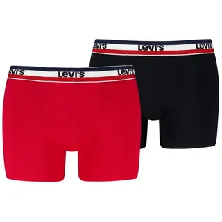 Levi's LEVIS MEN REPEAT SPW LOGO BOXER BRIEF rot/schwarz XL 2er Pack