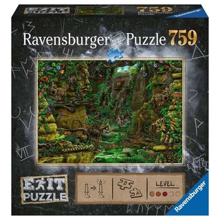 Ravensburger Puzzle Puzzle Exit 2 Tempel in Ankor, 759 Puzzleteile bunt