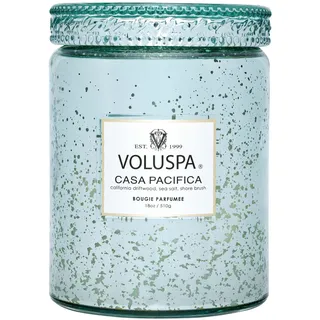 Voluspa Casa Pacifica Duftkerze | großes Glas | 510 ml | 100 Stunden Brenndauer | alle natürlichen Dochte und Kokoswachs für sauberes Verbrennen | vegan