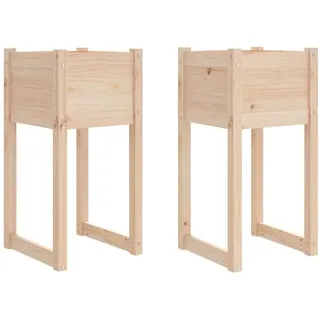 vidaXL Pflanzkübel 40 x 40 x 81 cm Braun
