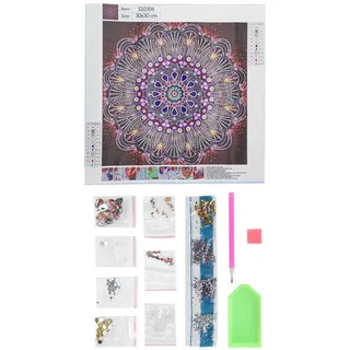 DIY Diamond Painting Kits, Bild Mandala für Künstler, Studenten, Kreative Geschenk für Kinder, Jugendliche und Erwachsene an Weihnachten Thanksgiving