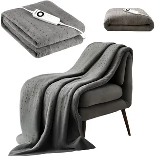 Steinborg Heizdecke 150 x 80 cm Grau