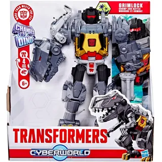 Transformers CYBERWORLD Grimlock Chomp & Battle Action Figur 28 cm