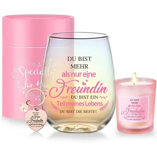 Geschenke für Freundin/Frauen, Weinglas, Geburtstagsgeschenk für Frauen, personalisierte Geschenke für die beste Freundin, Dankeschön-Geschenk,...