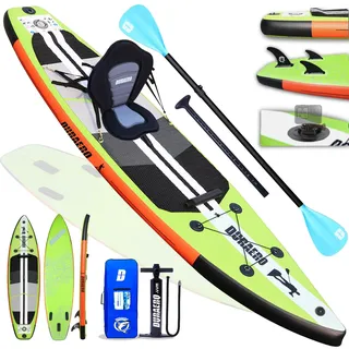 DURAERO SUP Board Set inkl. Kajak Sitz 330 x 76 x 15 cm grün