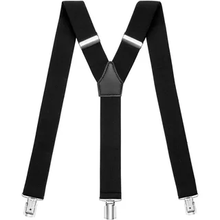 Sencillo Damen Hosenträger mit schonenden Clips Y-Form - 110 cm lang und 3,5 cm breit