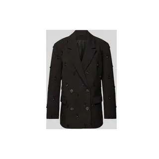 Blazer mit Applikationen Modell 'AJE', Black, 40