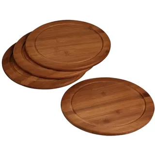 KESPER Vesperteller 26 cm braun 4er Set