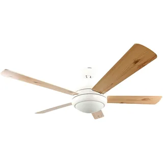 AireRyder Ursa Deckenventilator mit Beleuchtung 132 cm Weiß/Pinie