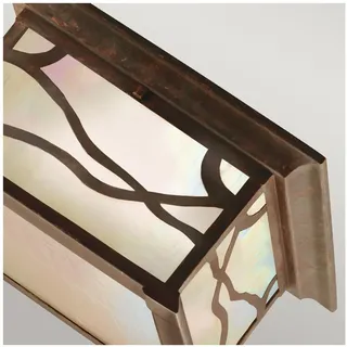 quintiesse Außendeckenleuchte Aluminium Ø30 cm 2-fach IP44 Kupfer