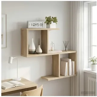 vidaXL Wandregal 60 x 12 x 50,5 cm Sonoma-Eiche