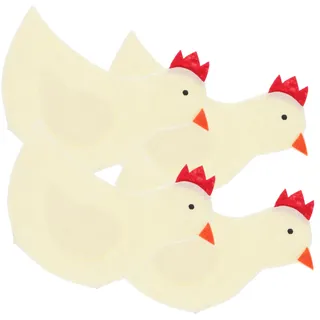 SECFOU 4stücke Teiliges Niedliche Hühner-eierwärmer Für Ostern Stoffhüllen Zur Dekoration Und Schutz Von Eiern Stabil Und Langlebig Für Feiertagsfeiern