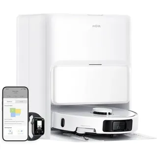 Mova P50 Ultra Saugroboter mit flexiblem Wischmopp, 19.000 Pa Saugkraft, Ecken- und Kantenreinigung
