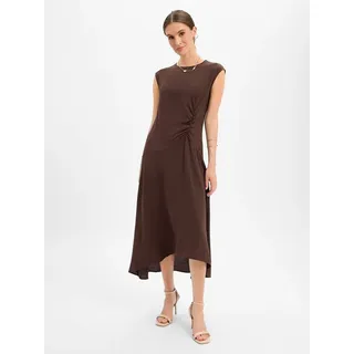 Cartoon Midikleid Braun 42