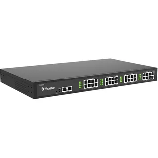 Yeastar VoIP-Gateway TA3200 32xFXS RJ11 bzw. 2xFXS RJ21, Router, Schwarz