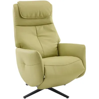 Xora Massagesessel, Olivgrün, Metall, Textil, Leder, Echtleder, Rindleder, 77x113x90 cm, Relaxfunktion, Liegefunktion, Netzbetrieb, Massagefunktion, Wohnzimmer, Sessel, Massagesessel