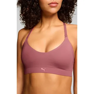 Puma 3D Knit Sport Triangle Bustier Dusty Pink XL