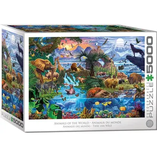 Puzzle 5000 Teile Puzzle - Wildlife - Tiere der Welt, Puzzleteile