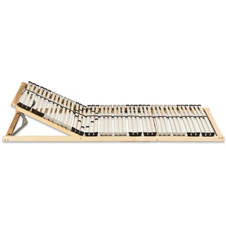Coemo 7-Zonen Premium-Lattenrost 42 Leisten Kopfteil verstellbar 80 x 200 cm