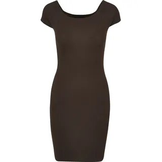 URBAN CLASSICS Shirtkleid Braun M