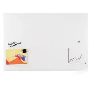 Franken Glas-Magnettafel 200 x 120 cm Weiß