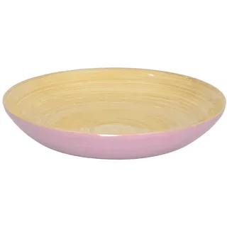 albert l. (punkt) Obstschale Bambus-Obstschale mauve 30 x 5,5 cm, Bambus, (Obstschalen), Obstschale 30x5,5 bunt