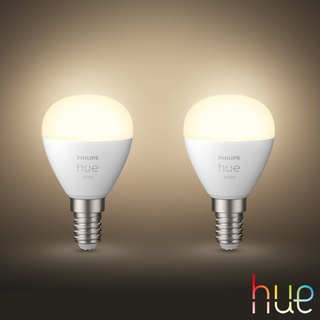 PHILIPS Hue White LED E14 Luster, 5,7 Watt Doppelpack, 8719514356771,