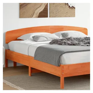 vidaXL Kopfteil Wachsbraun 180 cm Massivholz