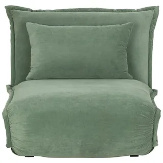 Mid.you Schlafsessel, Grün, Metall, 77x73x87 cm, Liegefunktion, Wohnzimmer, Sessel, Schlafsessel