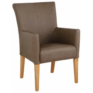 Home Affaire Armlehnstuhl Polyester braun