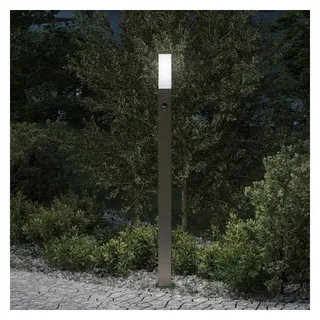 vidaXL Pollerleuchte Edelstahl 110,0 cm inkl. Bewegungsmelder silber